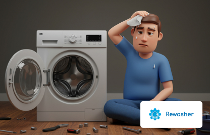 5 ошибок при самостоятельном ремонте стиральной машины ⚠️ После них ремонт дороже | Опыт мастера Rewasher