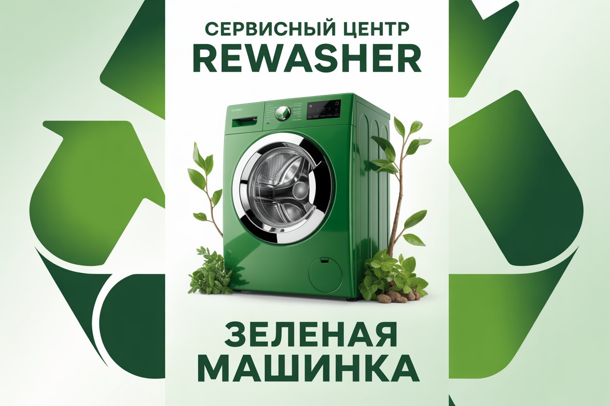 Rewasher запустил «Зелёную машинку» ♻️ Утилизация стиральных машин без хлопот