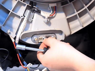 Замена ТЭНа: LG Direct Drive: ошибка tE после запуска